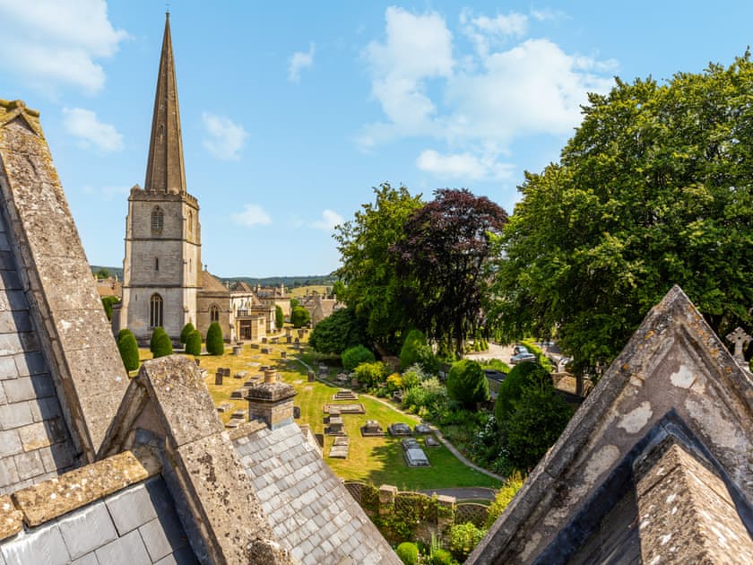 View from upper level | The Old Library, Painswick