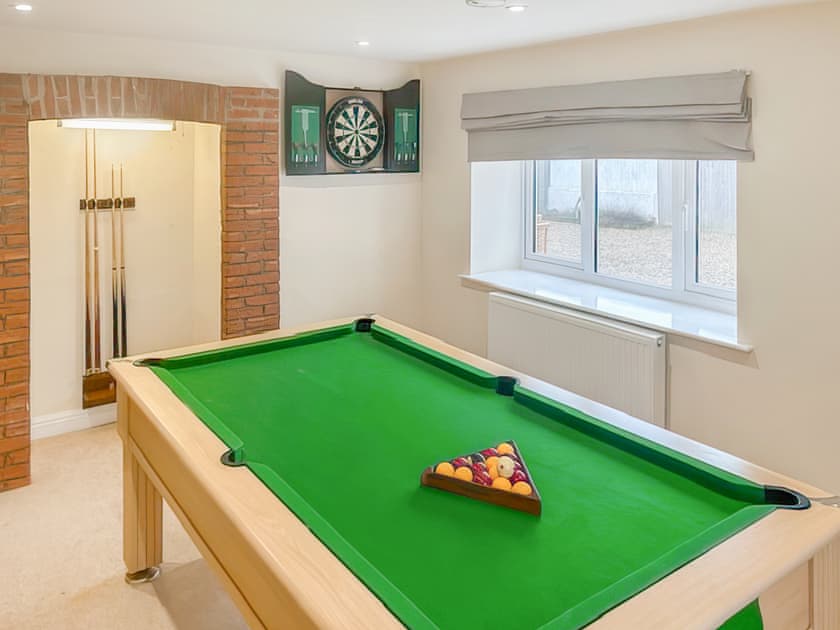 Games room | Springdale Farmhouse, Rudston