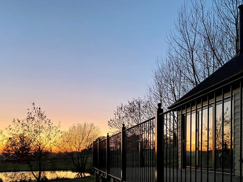 Outdoor area | TallTrees - Lawpit Lodges, Uplowman, near Tiverton