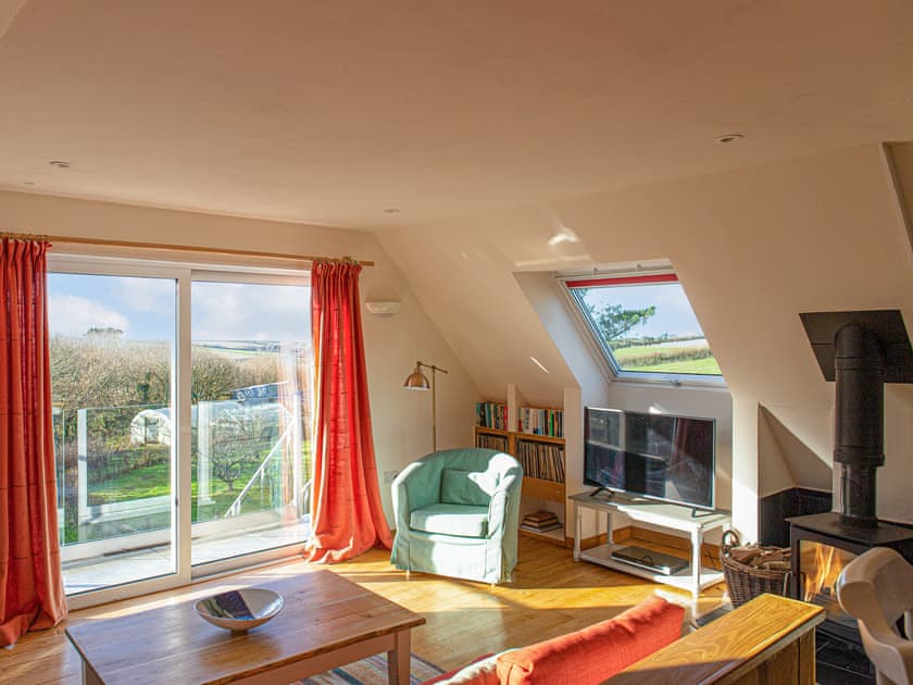 Living area | The Orchard - Cheristow Farm Cottages, Hartland