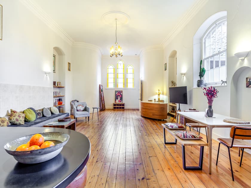 Open plan living space | The Old School Room, Frome