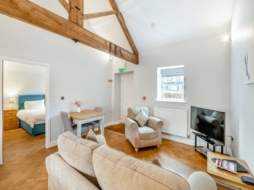 Open plan living space | The Milking Parlour - Wolds Way Holiday Cottages, Low Hunsley