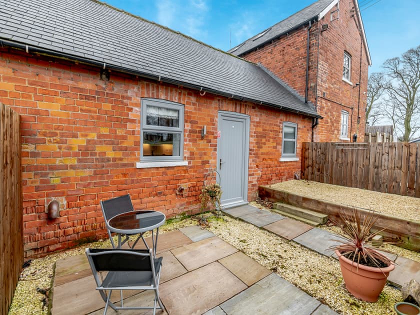 Patio | The Milking Parlour - Wolds Way Holiday Cottages, Low Hunsley