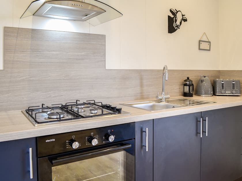 Kitchen area | Lime Tree Lodge - Farm Holidays, Castle Douglas