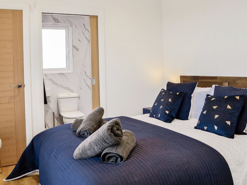 Double bedroom | Lime Tree Lodge - Farm Holidays, Castle Douglas