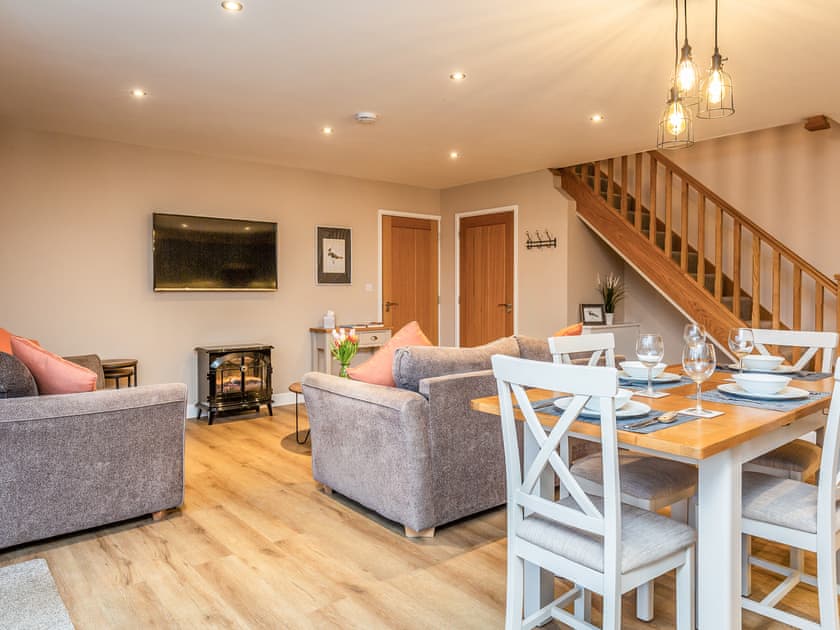 Open plan living space | Lapwing - Gibralter Barns, Skegness