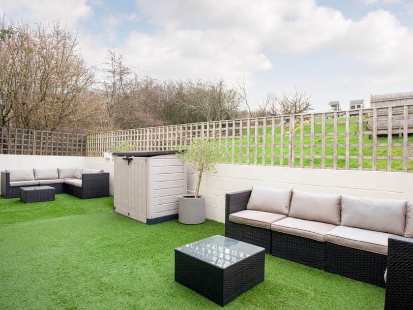 Patio outside the swimming pool | Ashcombe, Ashcombe, near Teignmouth