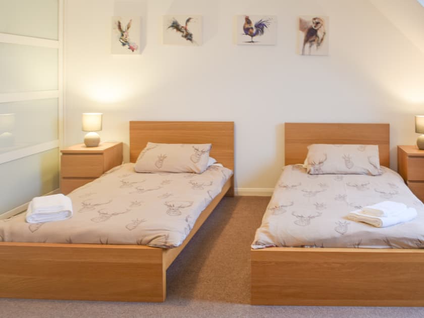 Twin bedroom | Shorehills, Carradale East, near Campbeltown