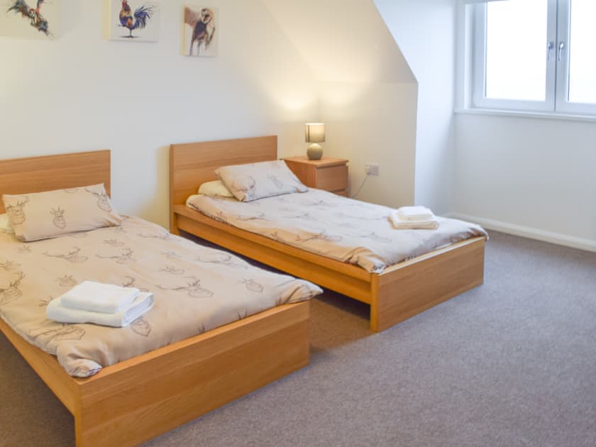 Twin bedroom | Shorehills, Carradale East, near Campbeltown