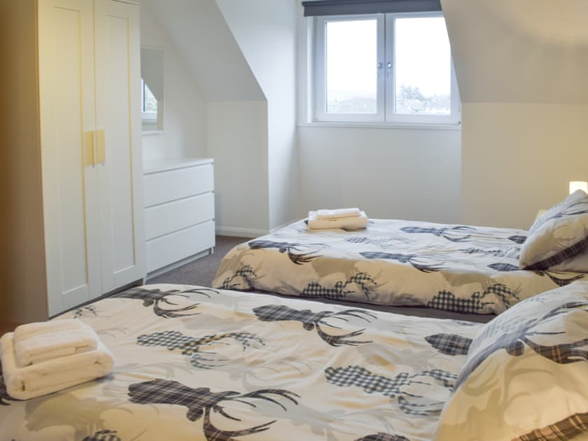 Twin bedroom | Shorehills, Carradale East, near Campbeltown