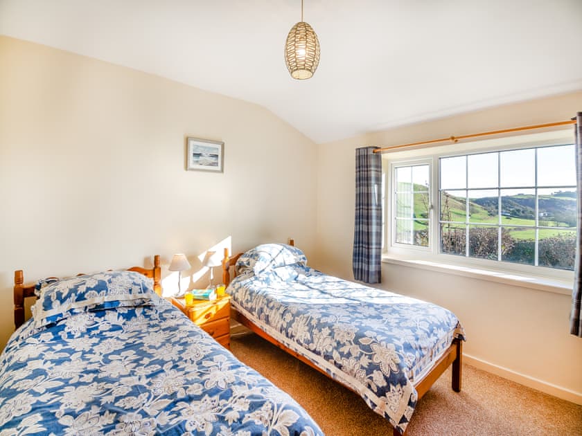 Twin bedroom | Hafod, Llangian, near Abersoch