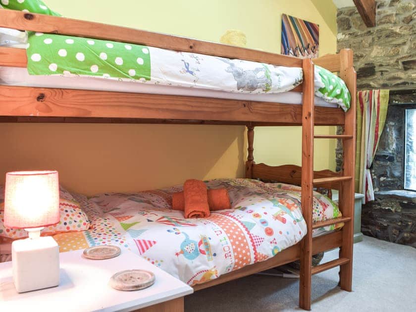 Bunk bedroom | Upper Farms Barns - Swallow Lodge - Upper Farm Barns, Mathry, near St Davids