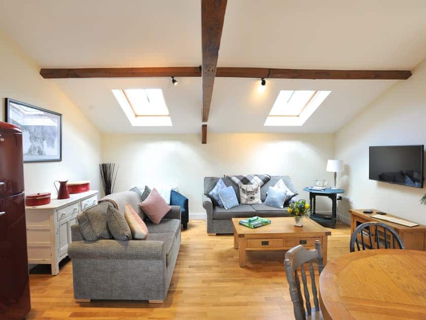 Living area | Bay Cottage - Brook Farmhouse Cottages, Brook, near Brighstone
