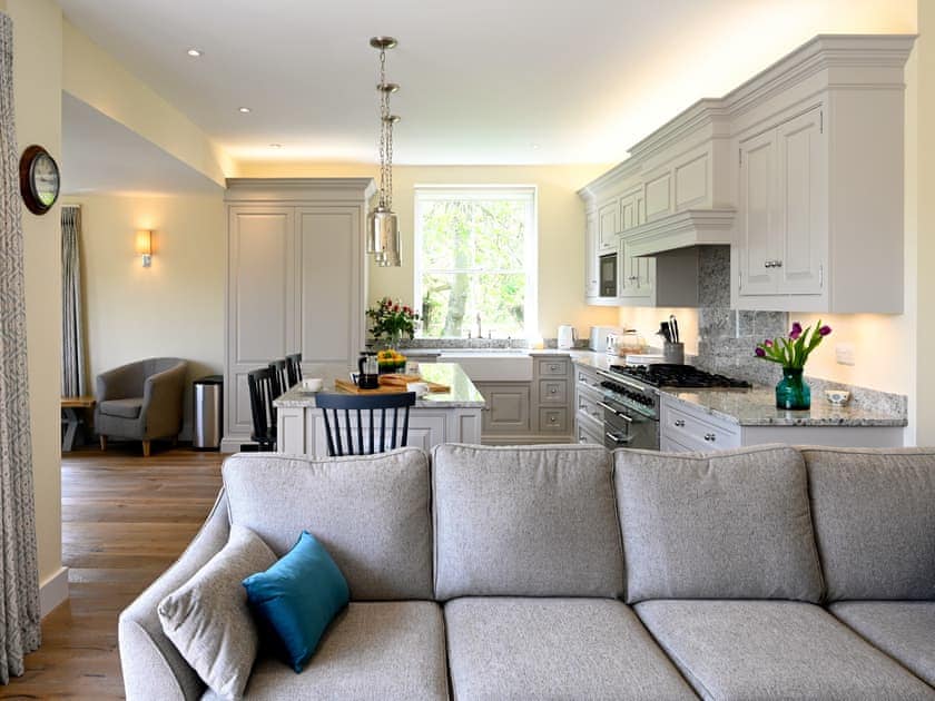 Open plan living space | The Farmhouse - Brook Farmhouse Cottages, Brook, near Brighstone
