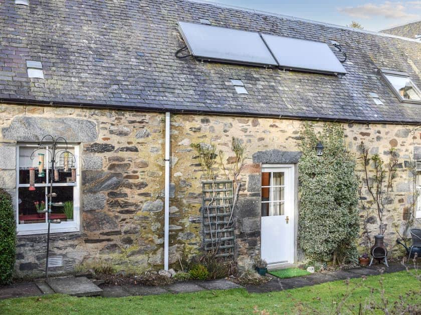 Garden door | Gushat Cottage, Strathtay, near Aberfeldy
