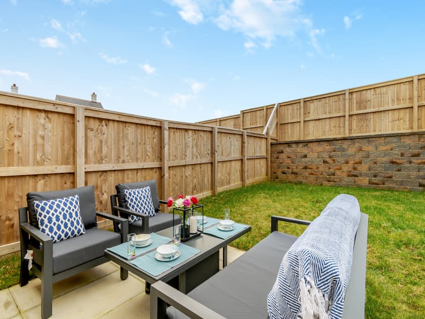 Sitting-out-area | Blue Skies, Sageston