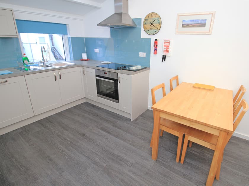 Kitchen/diner | The Moorings Apartment, Porthmadog