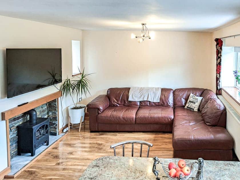 Cosy open plan living space | Rose Cottage, Trecynon, near Aberdare