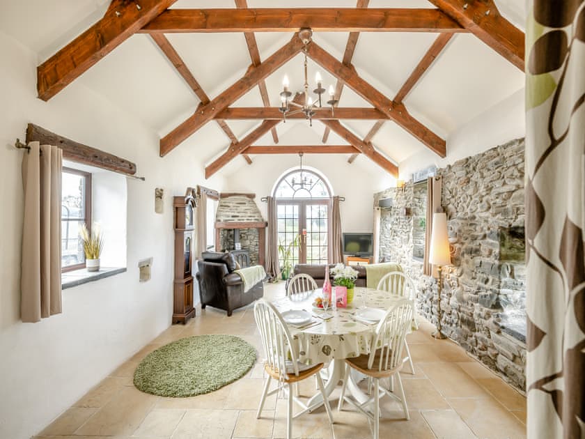 Open plan living space | Gwarffynnon Barn, Llanon, near Aberystwyth