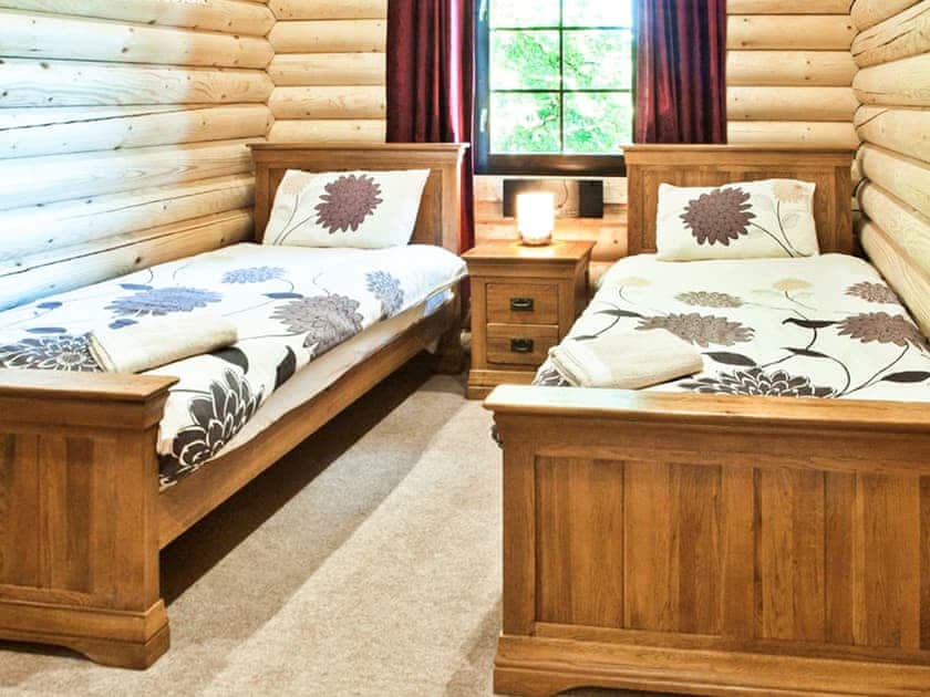 Twin bedroom | Hadrians Lodge - Felmoor Park, Felton, near Morpeth