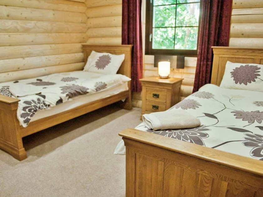 Twin bedroom | Hadrians Lodge - Felmoor Park, Felton, near Morpeth