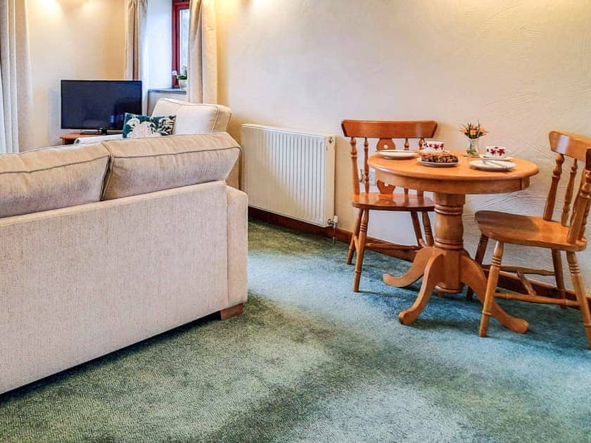 Convenient dining area of open-plan living space | Ash Tree Cottage, Four Lanes, near Camborne