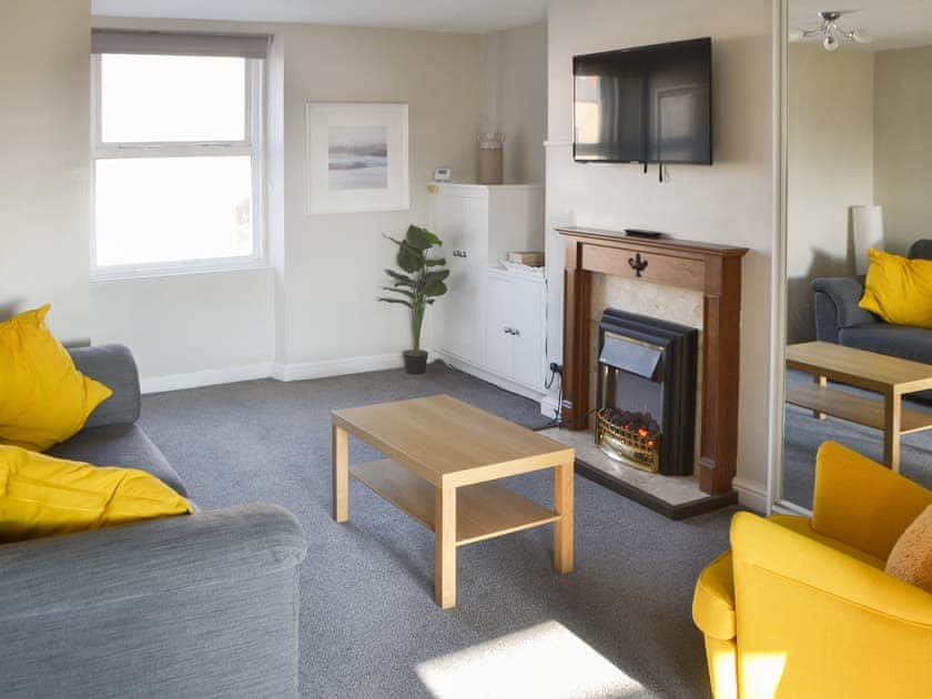 Living room | Village View Apartment One - Village View Holidays, Tynemouth