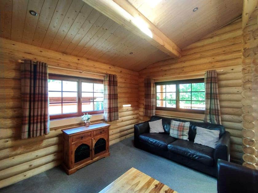 Living area | Gingerbread Log Cabin - Felmoor Park, Felton, near Morpeth