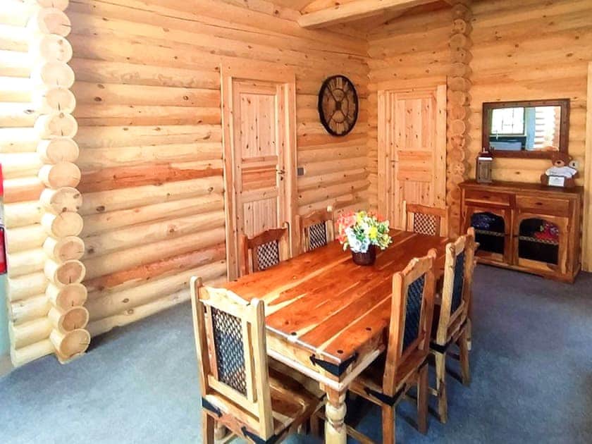 Dining Area | Gingerbread Log Cabin - Felmoor Park, Felton, near Morpeth