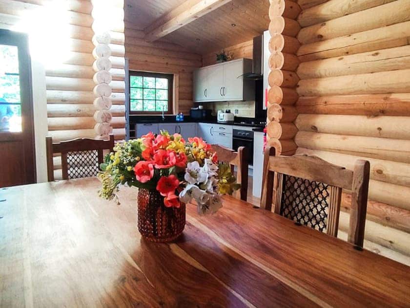 Dining Area | Gingerbread Log Cabin - Felmoor Park, Felton, near Morpeth