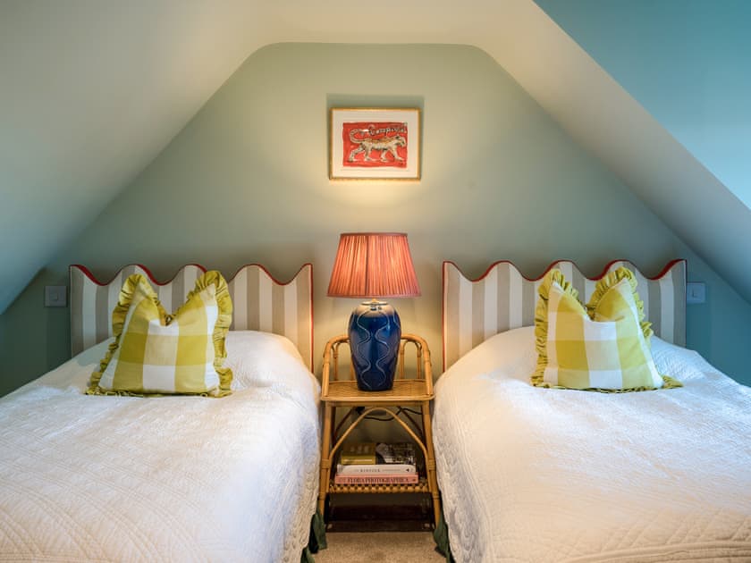 Twin bedroom | Auchengool House, Kirkcudbright