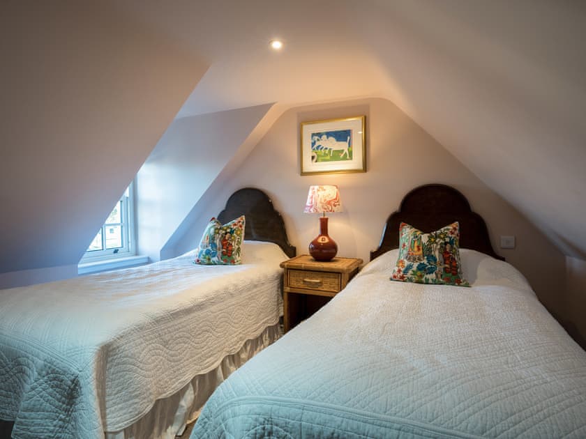 Twin bedroom | Auchengool House, Kirkcudbright