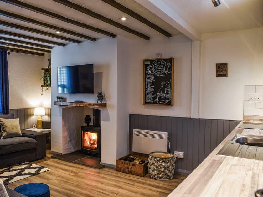 Open plan living space | Low Quay Cottage, Conwy