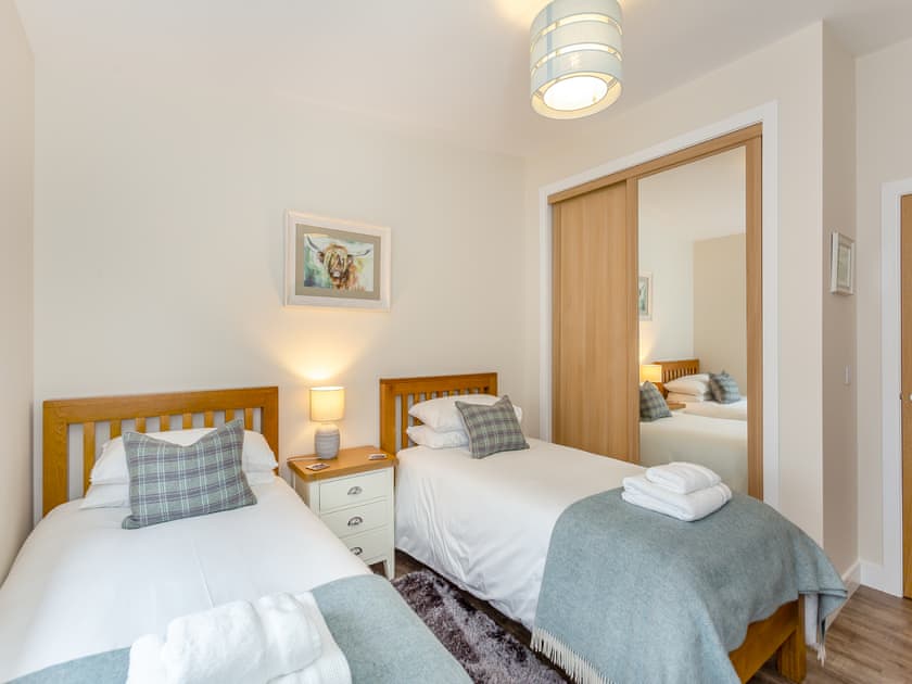 Twin bedroom | Learag, Culbokie, near Dingwall