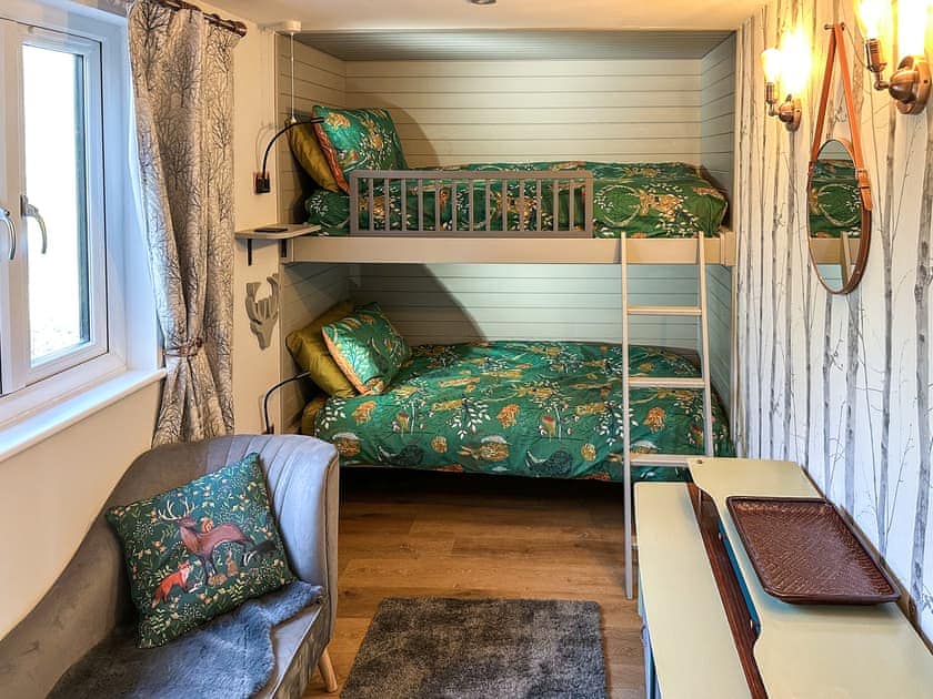 Bunk bedroom | TallTrees - Lawpit Lodges, Uplowman, near Tiverton