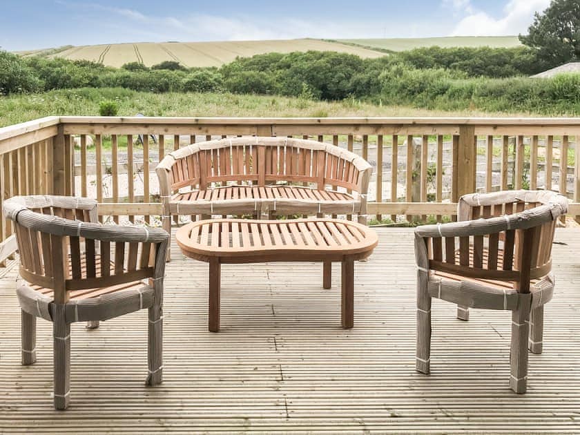 Decking | Little Owl Lodge, St Columb, near Padstow