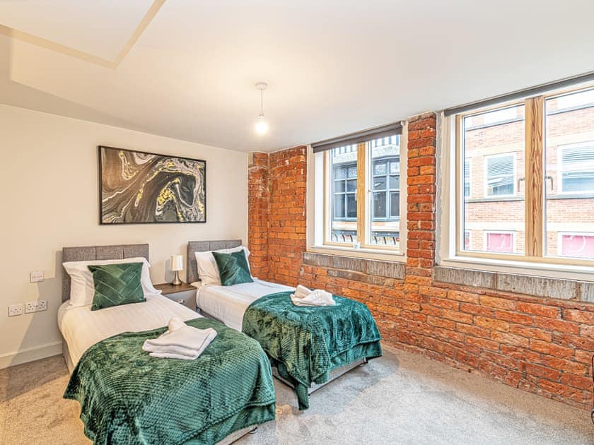 Twin bedroom | Apartment 13 - Carriage Works, Preston