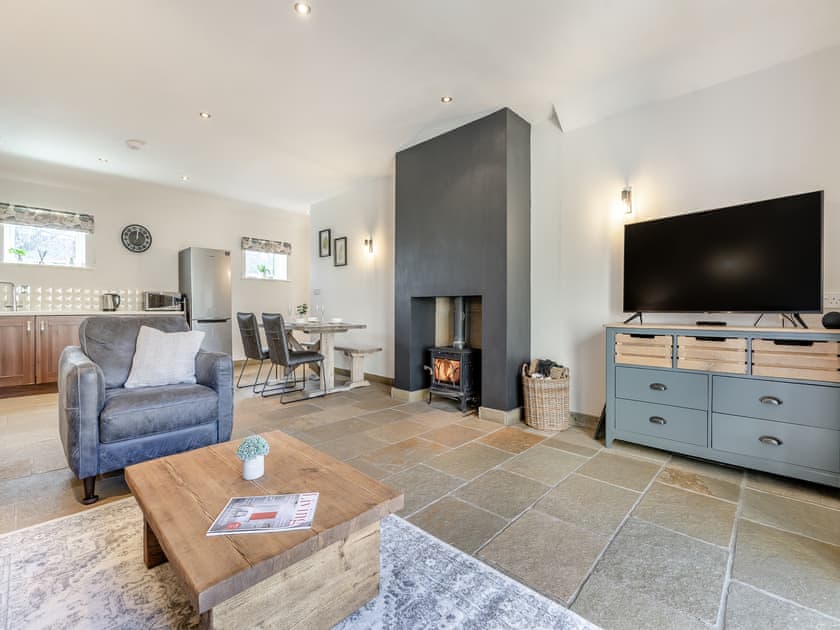 Open plan living space | Bell’s Barn - Harvester Cottages, Kirkbridge, near Crakehall