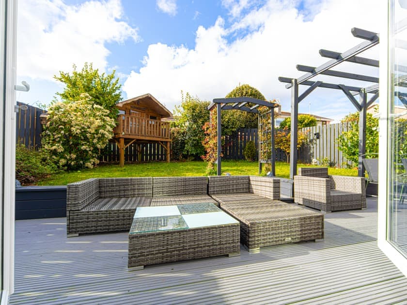 French doors to garden | Craig Y Nos, Saundersfoot, near Tenby