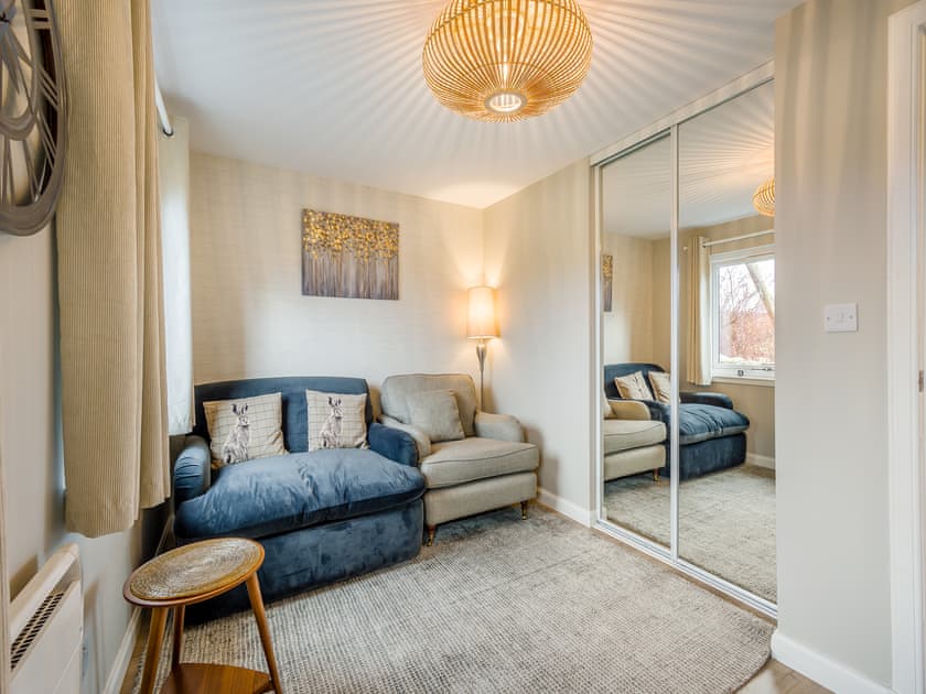 Sitting room | Boreland Farm Cabin - Boreland Farm Cottages, Kirkmichael, near Blairgowrie