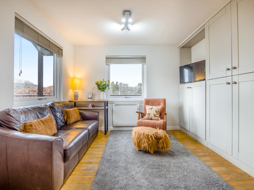 Living area | Boreland Farm Cabin - Boreland Farm Cottages, Kirkmichael, near Blairgowrie