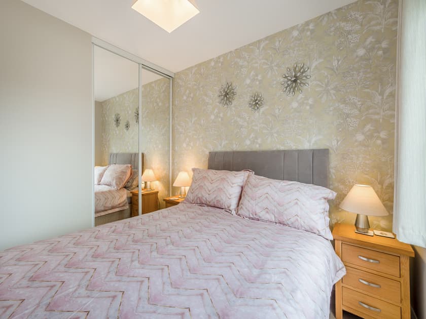 Double bedroom | Boreland Farm Cabin - Boreland Farm Cottages, Kirkmichael, near Blairgowrie