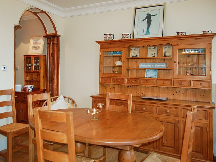 Living room/dining room | Dolphin Beach House, Tywyn