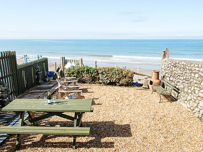 Garden | Dolphin Beach House, Tywyn
