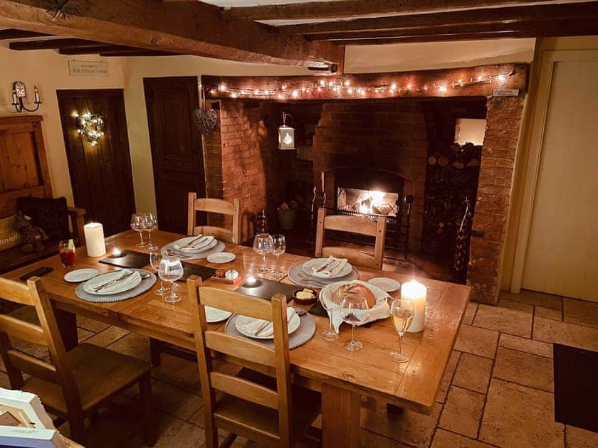 Dining room | Old Church Farm, Hinstock, near Market Drayton