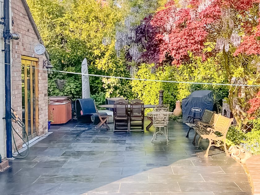Patio | Old Church Farm, Hinstock, near Market Drayton