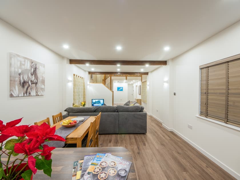 Open plan living space | Fir Cottage - Woodside Stables Holiday Cottages, Saltash