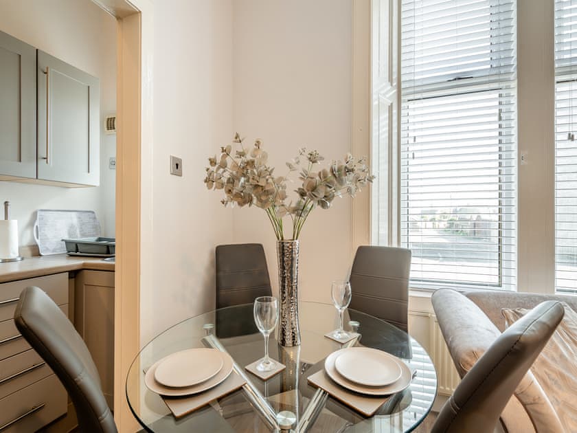 Dining Area | Sandy Nook - Bank Apartments, Troon