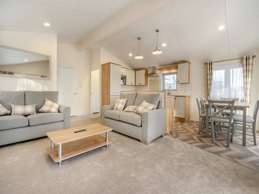 Open plan living space | Wainstones Rocks - Moor View Lodges, Great Broughton