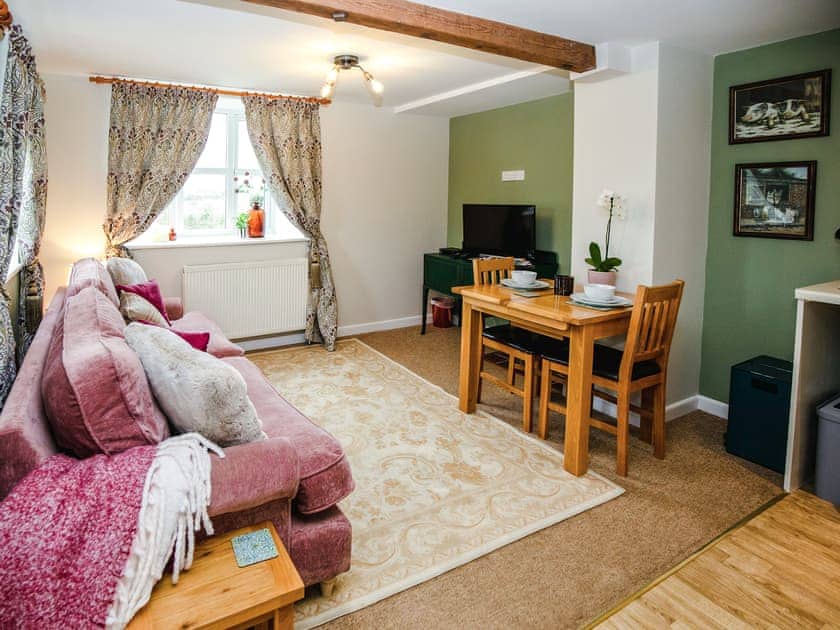 Living room/dining room | Pigsty Cottage - Rudge Farm Cottages, Chilcombe, near Bridport